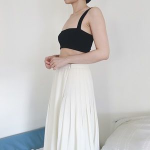 Vintage Christina Ford Wrap Pleated Midi Skirt